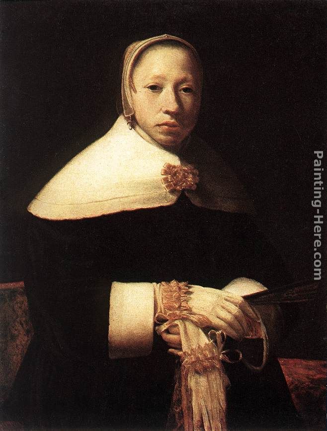 Portrait of a Woman painting - Gerrit Dou Portrait of a Woman art painting